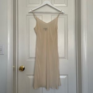 J.Crew Washable 100% Silk Slip Dress Ivory